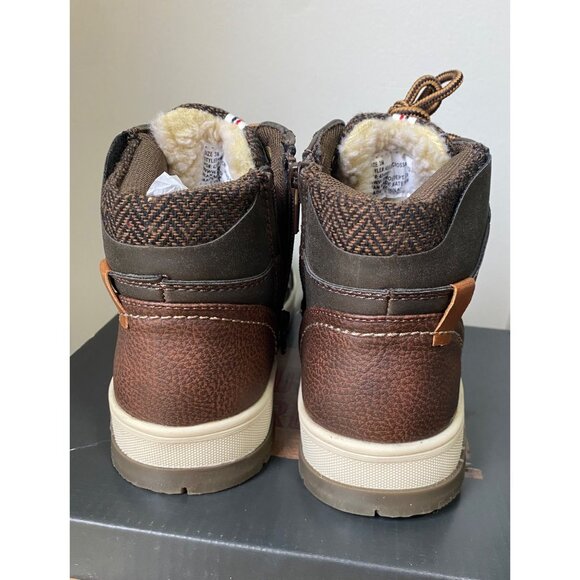 MOUNTAIN CREEK CASUAL FALL AND WINTER ANKLE BOOTS BOYS SIZE 3 BIG KIDS BROWN - Picture 7 of 9